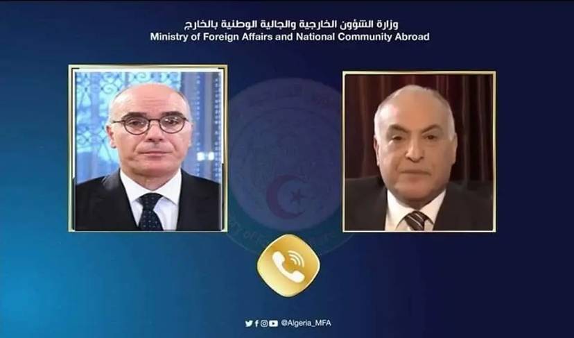 الوزير عطاف يتلقى مكالمة هاتفية من نظيره التونسي